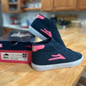 Lakai Flaco II Mid SMU - Blue and Pink - M10.5